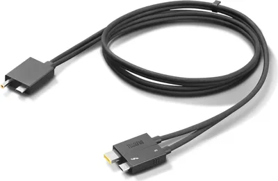 Produktbild von Lenovo 4X91K16970, Männlich, Männlich, 0,7 m, Schwarz, 40 Gbit/s, RoHS REACH UL62368