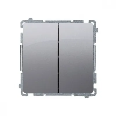 Obrázok produktu pre Kontakt-Simon BMW5.01/21, Plast, Nerezová oceľ, IP20, IP44, 250 V, 10 A, 75 mm