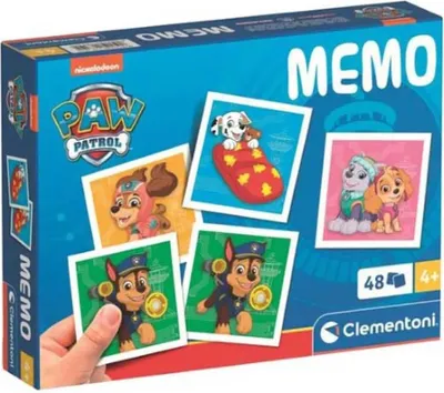 Produktbild von Clementoni Paw Patrol Memospiel für Kinder 18310