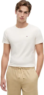 Obrázek produktu pro Pánské tričko Tommy Jeans, krátký rukáv, model TJM Original, slim fit, barva béžová (Calico), velikost XXXL