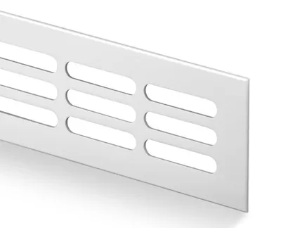 Immagine prodotto di Griglia di ventilazione in alluminio 60x400mm anodizzata naturale
