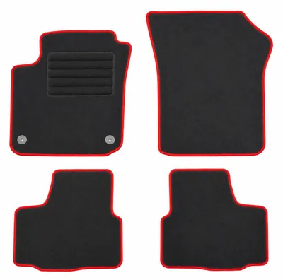 Produktbild von Fußmatten-Set für VW Up!, 12/2011-10/2023, 4-teilig, Schwarz