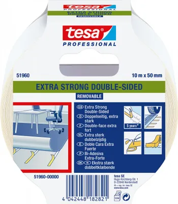 Productafbeelding van tesa 51960-00000-11 Transparante plakband voor applicatie (L x B) 10 m x 50 mm, 1 stuk