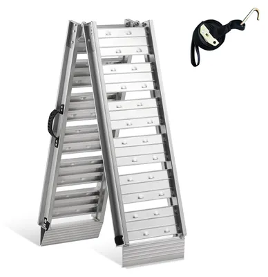 Productafbeelding van Oprijplaat voor aanhangers, 183 x 25 cm, aluminium, draagvermogen 200 kg