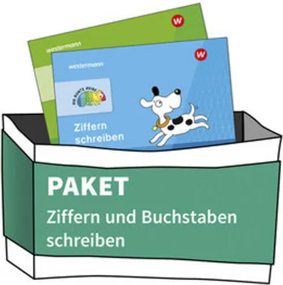 Immagine prodotto di DIE BUNTE REIHE - Deutsch/Mathematik. Paket Buchstaben und Ziffern. 2 Hefte