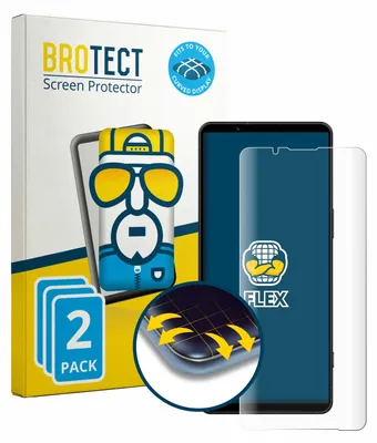 Produktbild von 2x BROTECT Fullscreen Schutzfolie für Sony Xperia 1 VIII Displayschutz Folie Fullcover Klar Transparent