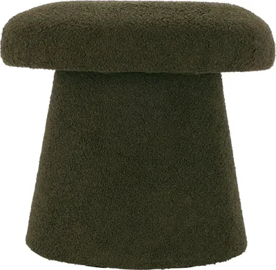 Produktbild von Pilzförmiger Hocker 43 cm olivgrün