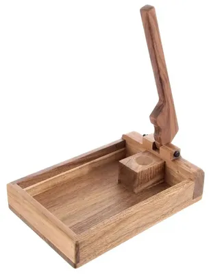 Image de Cas de Noël en bois - 25 x 18 x 10 cm - Marron