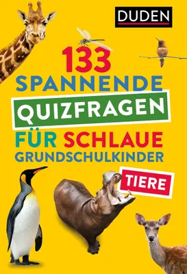 Produktbild von Tiere - 133 spannende Quizfragen für schlaue Grundschulkinder