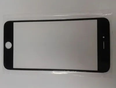 Produktbild von Frontscheibe in schwarz für iPhone 6+
