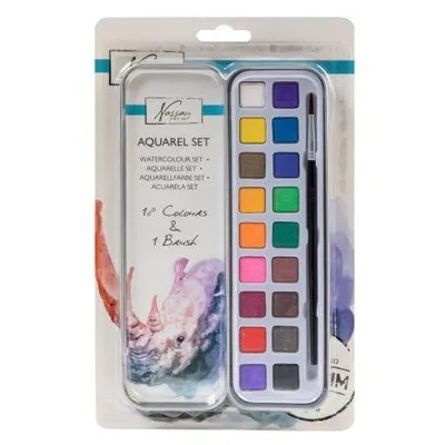 Image de Set de peinture aquarelle Nassau, 18 couleurs