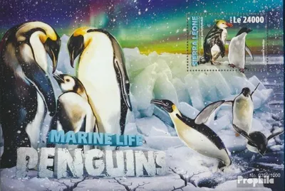 Produktbild von Briefmarken Sierra Leone 2016 Mi Block 946 (kompl. Ausg.) postfrisch Pinguine