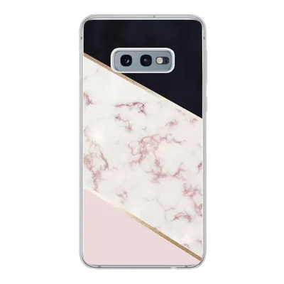 Produktbild von MuchoWow® Handyhülle Schutzhülle Hülle für Samsung Galaxy S10e Marmor - Roségold - Luxus Silikon Softcase Handy Hülle - Handy