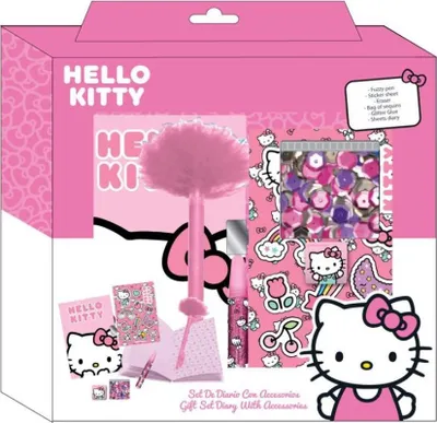 Produktbild von Cerda Group Hello Kitty Tagebuch Einstellen 23.5x25x5.5 Cm Rosa  Rosa One Size