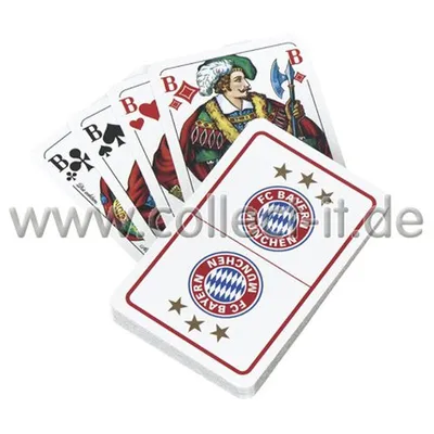 Zdjęcie produktu dla FC Bayern München - Karty do gry Skat