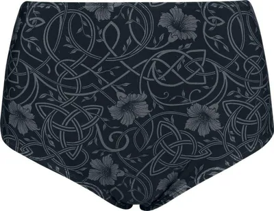 Produktbild von Black Premium by EMP Damen schwarze High-Waist-Bikinihose M