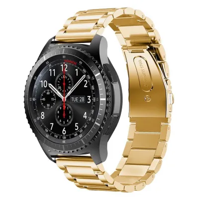 Produktbild von BStrap Stainless Steel Armband für Samsung Galaxy Watch 3 45mm, gold