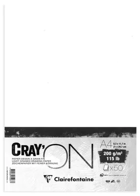 Produktbild von Clairefontaine Cray'ON 50Bl A4 200g