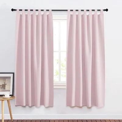 Image de Rideaux occultants - isolants thermiques - lot de 2 - 100 % polyester - 140 x 175 cm