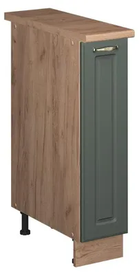 Immagine prodotto di Armadio cucina dispensa alto Vicco Fame-Line Verde-oro rustico/Rovere dorato 20 cm, PL Rovere, Model 62126