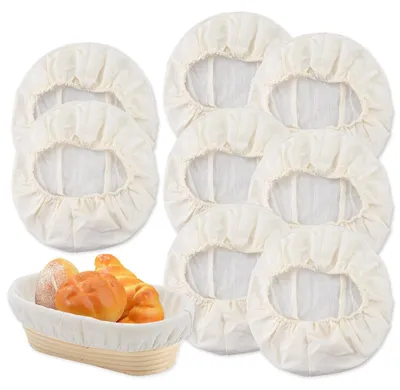 Zdjęcie produktu dla Zestaw 8 wielokrotnego użytku koszy do wyrastania chleba
