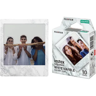 Obrázok produktu pre Fujifilm 16656473 1 Fujifilm instax Square Film white marble