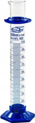Produktbild von Graduiertes Probeglas mit Fuß 100ml - Messzylinder, Reagenzglas, Testglas