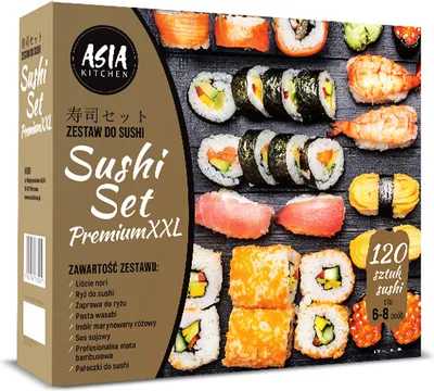 Zdjęcie produktu dla Zestaw do sushi Premium Gold XXL 2,8kg - Asia Kitchen