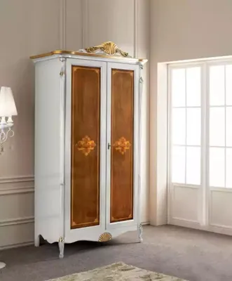 Produktbild von Kleiderschrank Weiß Luxus Schrank Schlafzimmer Holz Möbel Schränke Neu