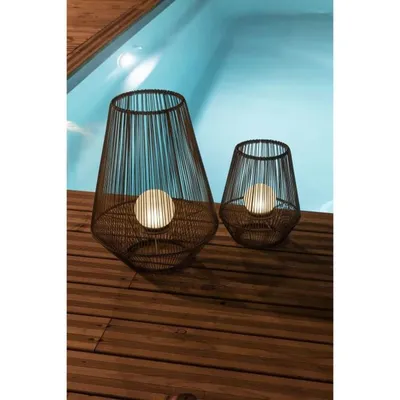 Produktbild von Galix Solarlampe Weißes Metall