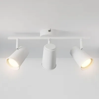Image de HOFTRONIC - Plafonnier LED 3 spots 12W 2700K Blanc Inclinable Dimmable IP20