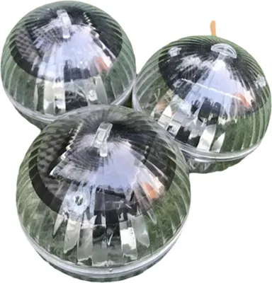 Produktbild von 2 Stück schwimmende Poolleuchten, solarbetrieben, aufblasbare, wasserdichte Leuchtkugeln in Blumenform, farbwechselnde LED-Nachtlichter für Poolpartys und Hochzeiten, geeignet für den Außenbereich