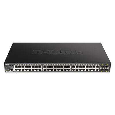 Image de D-Link DGS 1250-52XMP - Switch - L3 Lite - Smart - 48 x 10/100/1000 (PoE)