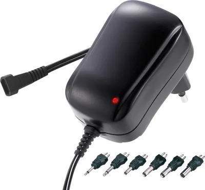 Obrázok produktu pre [AI generated title] S-Impuls Universal Strømforsyning 6 Adaptere 3-12V 12W