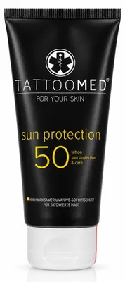 Image de TATTOOMED protection solaire SPF50