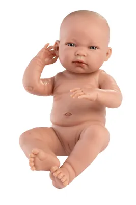 Image de Llorens 84302 NEW BORN DOLL - Poupée bébé réaliste avec corps entièrement en vinyle - 43 cm