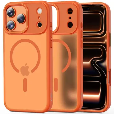 Produktbild von Tech-Protect 5906302334148, Cover, Apple, iPhone 17 Pro, 16 cm (6.3"), Orange