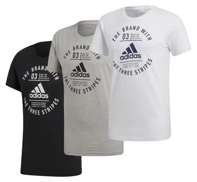 Produktbild von adidas T Shirt Herren 100% Baumwolle, Größe:M, Farbe:Dunkelrot