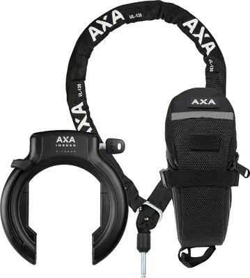 Produktbild von Axa Inmenso Xl + Ulc Fahrradschloss Für Den Rahmen Schwarz 130 cm Schwarz 130 cm
