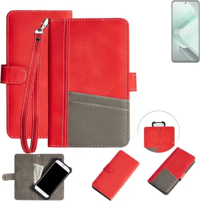 Produktbild von K-S-Trade Handy Schutzhülle für Vivo iQOO Z9x Hülle Portemonnee Brieftasche Klapphülle Kartenfächer Flip Wallet Case Etui
