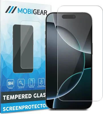 Produktbild von Mobigear iPhone 16 Pro Panzerglas Gehärtetes Glas Displayschutz - Hüllenfreundlich