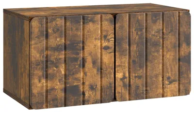Immagine prodotto di vidaXL Mobile TV da parete, 59,5 x 31 x 30 cm, effetto rovere fumé