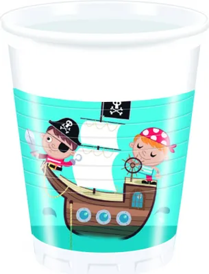 Produktbild von Piraten Party Schatzsuche 8 Becher