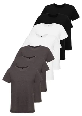 Produktbild von Tazzio Herren T-Shirt Rundhals 7er-Pack E106 (Mix TZJ-1, XL)