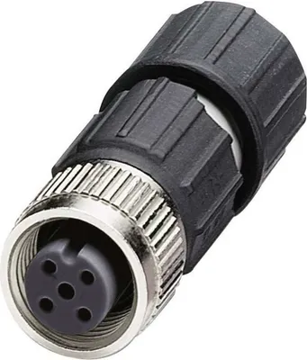 Image de Phoenix Contact 1641688 Drahtverbinder M12 Schwarz - Edelstahl (1641688)