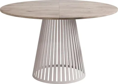 Produktbild von MIRJAN24 Tisch Cone 100, Esszimmer Tisch, Beine aus Stahl (Farbe: Cashmere / Cremona Cannolo)