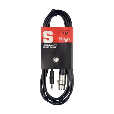 Produktbild von Audio-Kabel, XLR/Mini-Klinke (f/m), 3 m
