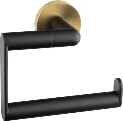 Immagine prodotto di LARISSA Portarotolo, nero/oro opaco