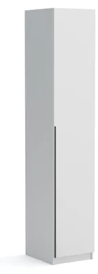Produktbild von Kleiderschrank 1-türig, 45cm breit, weiß matt, Bristol white