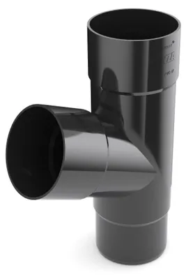 Immagine prodotto di BRYZA Raccordo pluviale in plastica Ø 90 mm, nero RAL 9005
